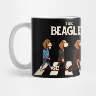 The Beagles Funny Cute Dog Design Mug